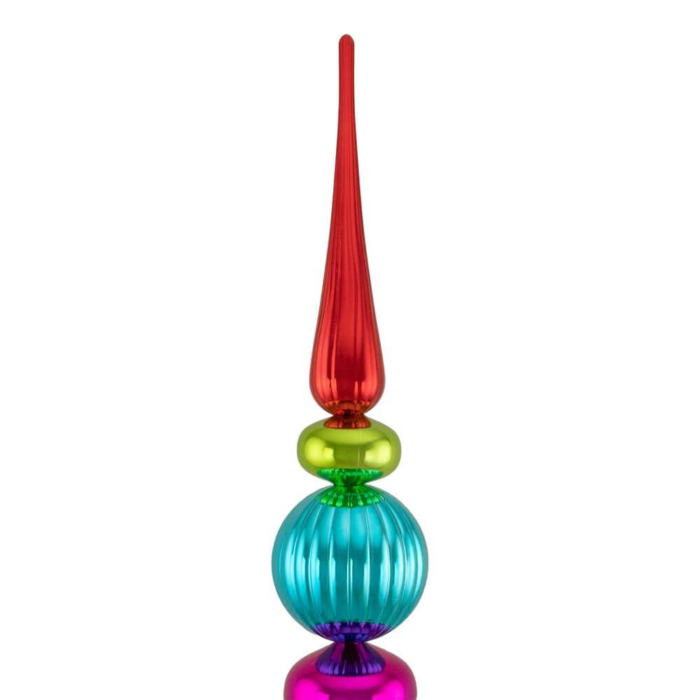 Glittering Multicolor 54" Finial Tower Holiday Decoration