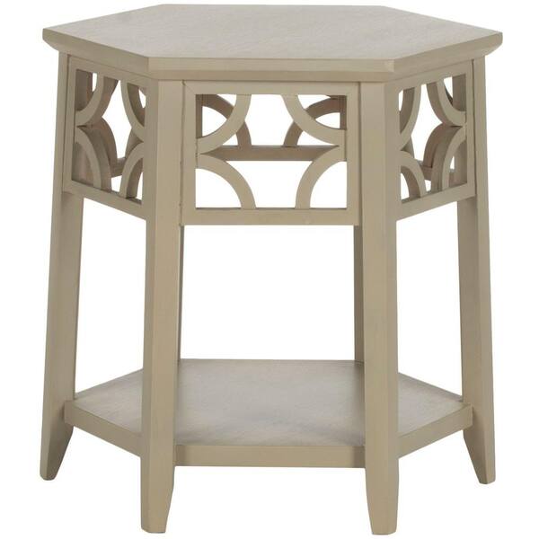 Safavieh Connor Pearl Taupe End Table