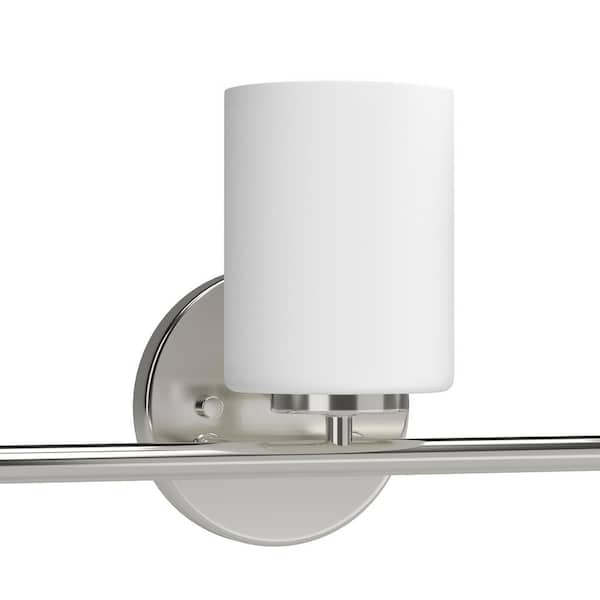 Progress Lighting Replay Collection 22 in. 3-Light Brushed Nickel