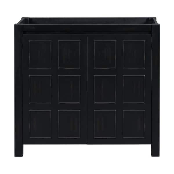 Staykiwi 36 in. W x 18 in. D x 33 in. H Freestanding Bath Vanity Cabinet without Top in Espresso