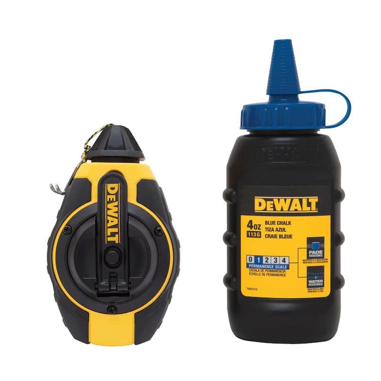 DEWALT 100 ft. Chalk Reel with Blue Chalk