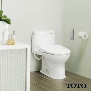 S350e Washlet Electric Heated Bidet Toilet Seat for Round Toilet in Cotton White