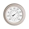 Earth Worth Indoor/Outdoor 8 in. Waterproof Wall Thermometer and Hygrometer  956862EEE - The Home Depot