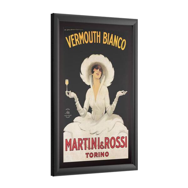 vermouth bianco poster framed