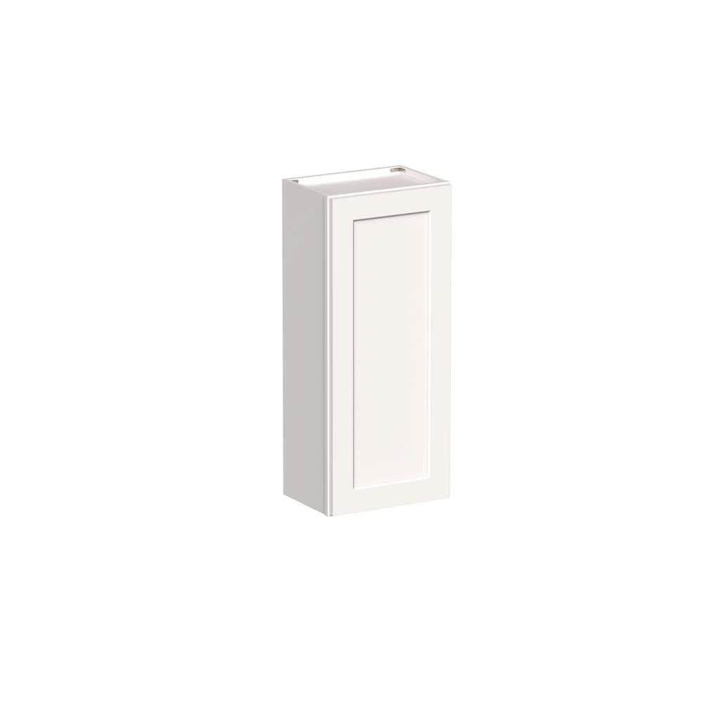 "Shaker Style 18"" W x 12"" D x 42"" H Wood Frame Ready to Assemble Single Door Wall Kitchen Cabinet in Shaker White" price history on PriceWatchPro