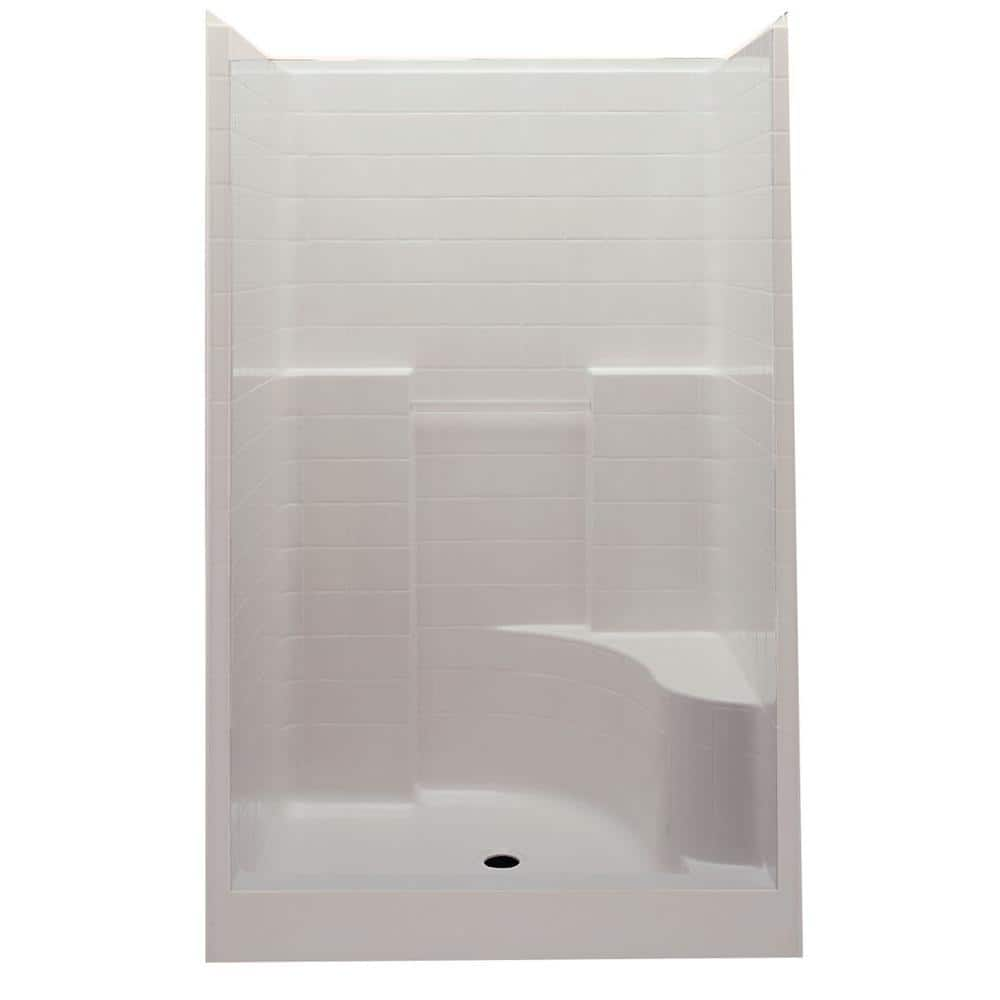 Aquatic Everyday 60 in. x 36 in. x 79 in. 1-Piece Shower Stall