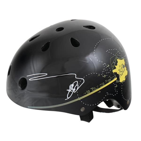 Tour de France Tour Freestyle Medium Bicycle Helmet in Black