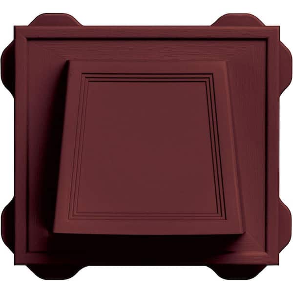 Builders Edge 4 in. Hooded Vent #078-Wineberry