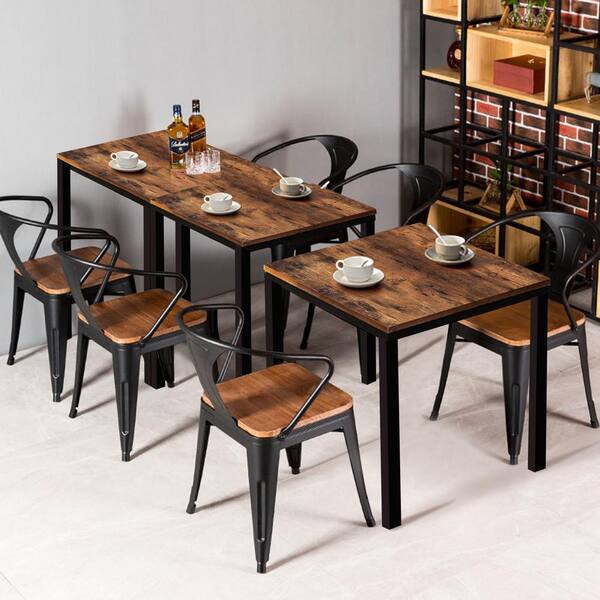 Dining Room Table Square / Prime Abaco 54 Square Solid Acacia Wood Top Counter Height Leg Table Prime Brothers Furniture Pub Tables / Vasagle dining table, square kitchen table, office desk with storage compartment, for living room, dining room, industrial, rustic brown and black ukdt008b01.