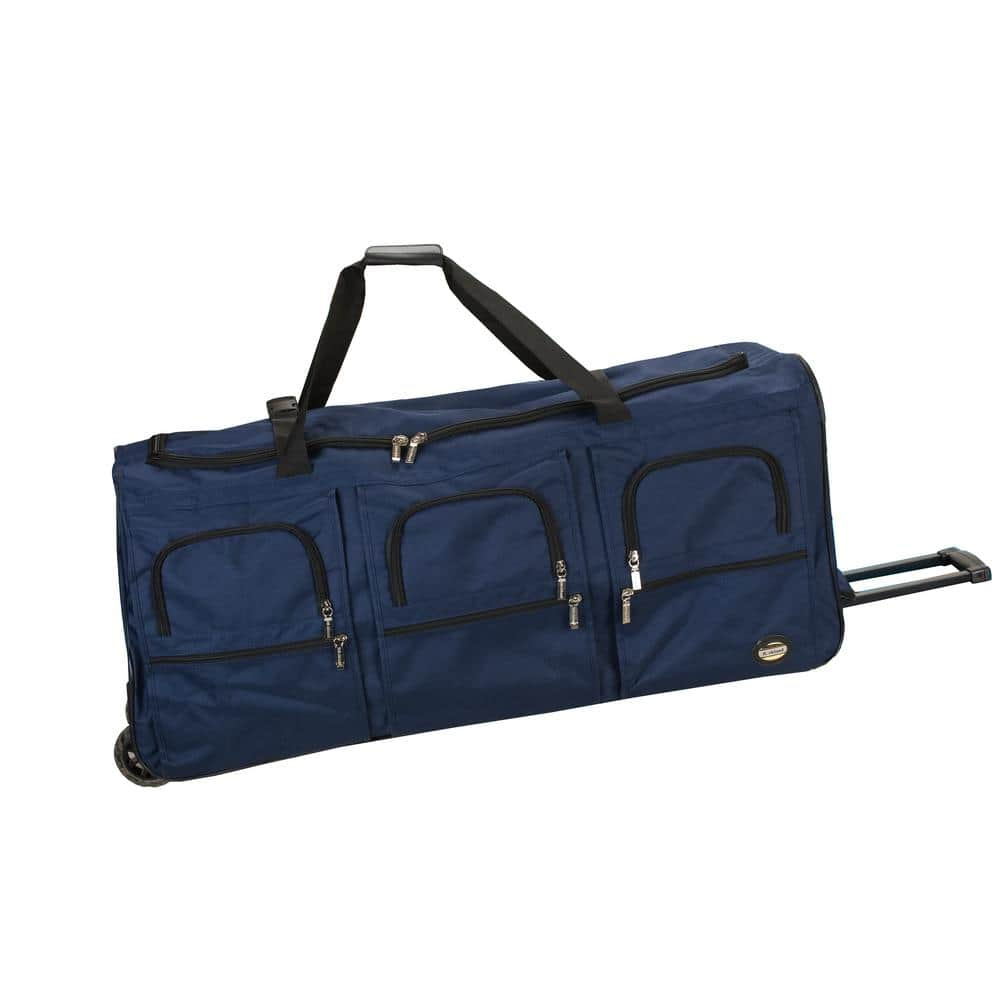 Rockland Voyage 40 in. Rolling Duffle Bag Navy PRD340 NAVY The Home Depot