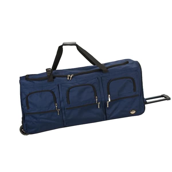 Rockland Voyage 40 in. Rolling Duffle Bag, Navy