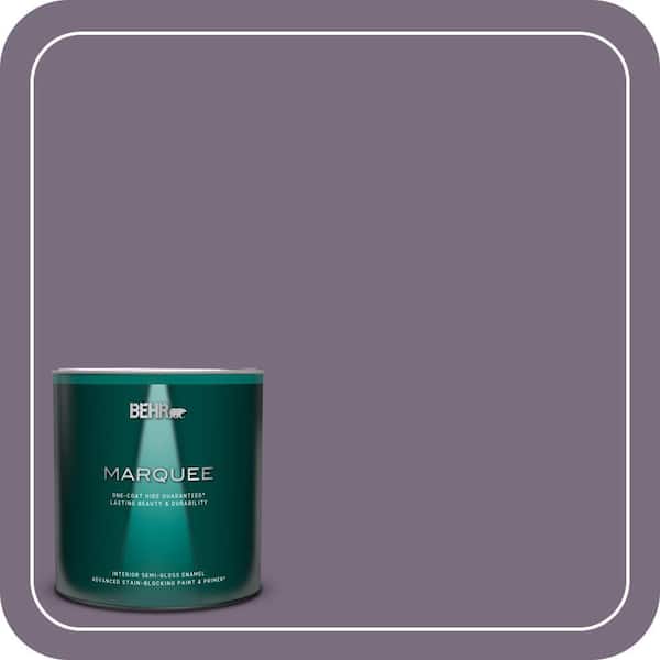 BEHR MARQUEE 1 qt. #MQ5-37 Composers Magic One-Coat Hide Semi-Gloss Enamel Interior Paint & Primer