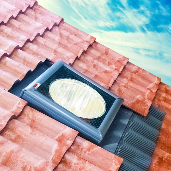 VELUX Wildfire Glass 14 in. Curb Mount Sun Tunnel Skylight with