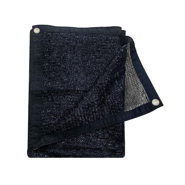 6.5 x 6.5 ft. 55% Black Sun Shade Cloth Mesh Tarp with Grommets for Plant Cover Patio Canopy