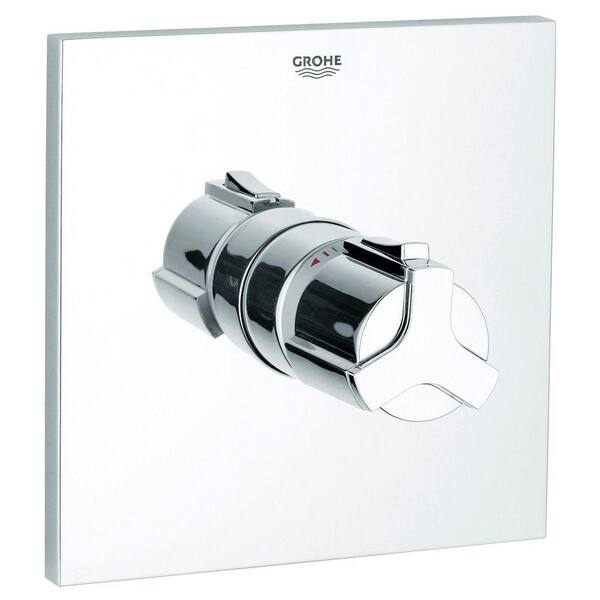 GROHE Allure Single-Handle Thermostatic Valve Only Trim Kit in StarLight Chrome (Valve Sold Separately)