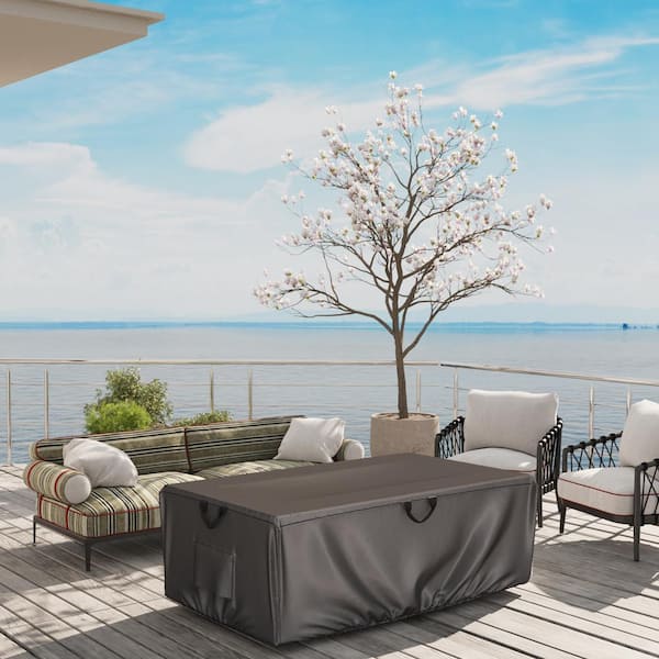 California Umbrella Heavy Duty Water Resistant Patio 50 in. L x 30 in. W Rectangle Patio Fire Pit Cover
