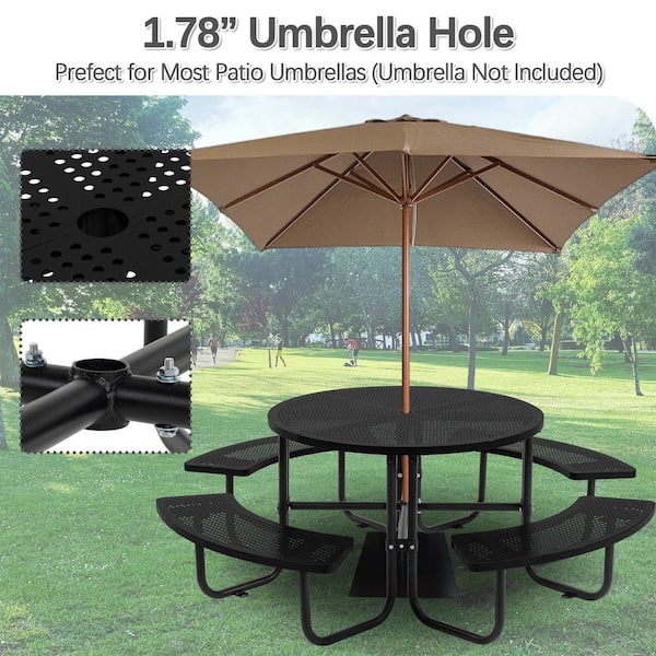evergreen patio umbrella multicolored Heininger Italian 6 ft Patio Umbrella Acrylic Stripes Jade Green and White
