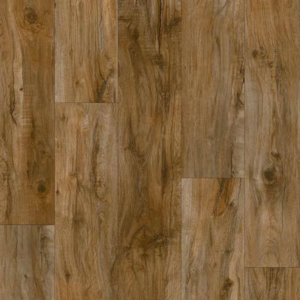 HydroStop Vintage Cabin 20 mil x 7.1 in. W x 48 in. L Waterproof Click Luxury Vinyl Plank Flooring (23.64 sq. ft./case)