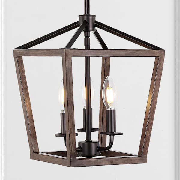 ライト・ランタン Miyabi wood neru design works 10th 38kt Black Forest 4-Light Chandelier
