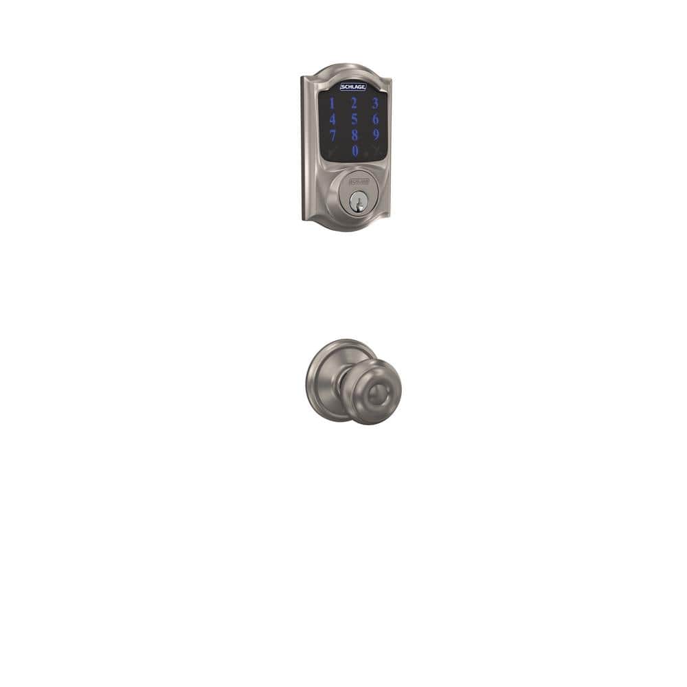 Camelot Satin Nickel Connect Wink Smart Deadbolt and Georgian Hall/Closet Knob price history on PriceWatchPro