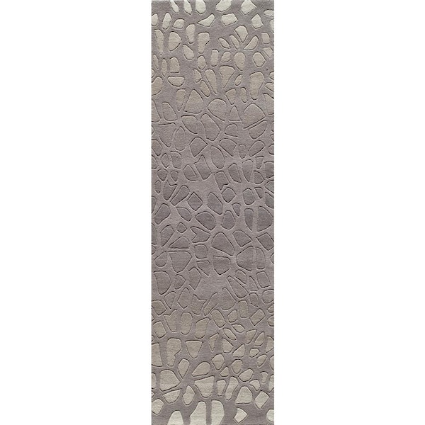 Delhi Silver 2 ft. x 8 ft. Indoor Runner Rug