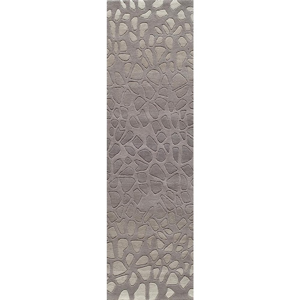 Momeni Delhi Silver 2 ft. x 8 ft. Indoor Runner Rug