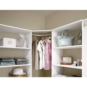 Style+ White Corner Shelf Kit
