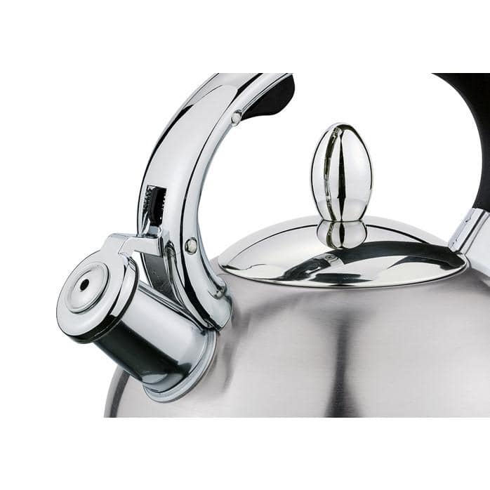 Stainless Steel Whistling Stovetop Water Kettle, 2.85 Quarts