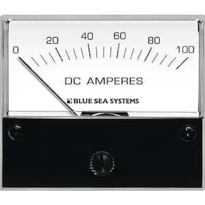 0 Amp to 100 Amp DC Analog Ammeter with Shunt