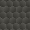 Glassel Nero Hexagon 9 in. x 10.5 in. Matte Porcelain Floor and Wall Tile ( 6.89 sq. ft./Case)