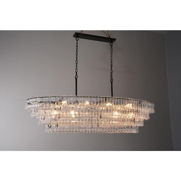 Modern Chandelier 65 in.18-Lights Gold Chandelier for Dining Room, Living Room, Foyer, Bedroom