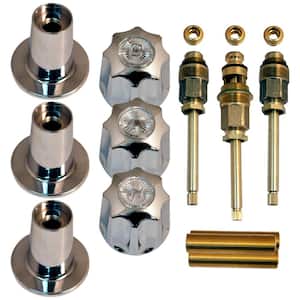 Tub and Shower Rebuild Kit for Gerber 3-Handle Faucets