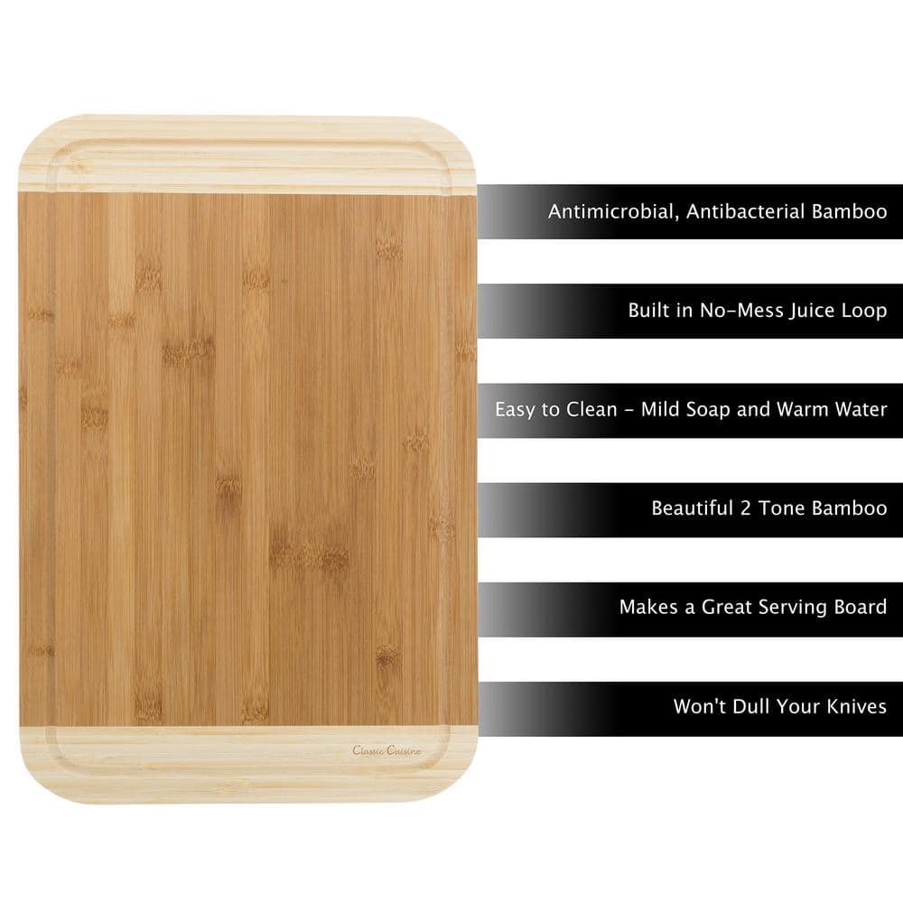 Wooden 2-Tone Cutting Board - thumbnail 6