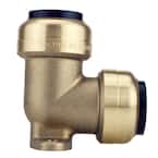 3/4 in. Brass Push-to-Connect 90-Degree Drop Ear Elbow
