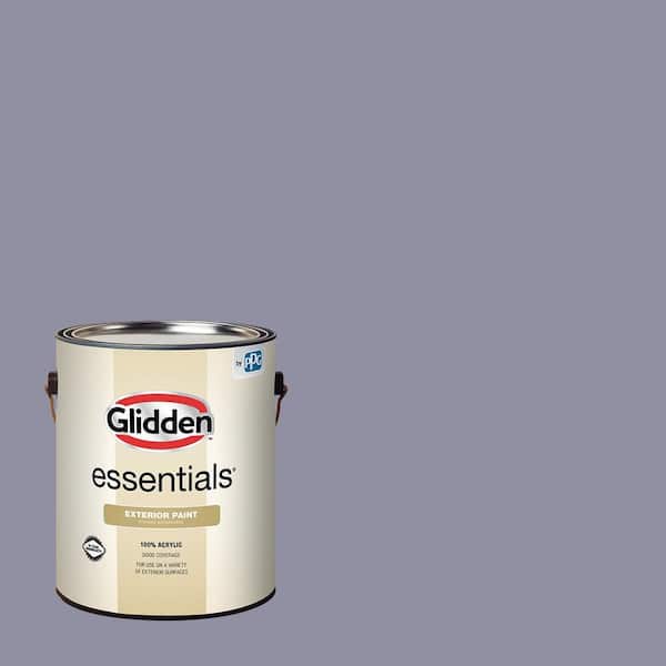 Glidden Essentials 1 gal. PPG1171-5 Cotton Flannel Satin Exterior Paint