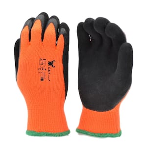 DANCO Orange Mesh Knit Fishing Gloves