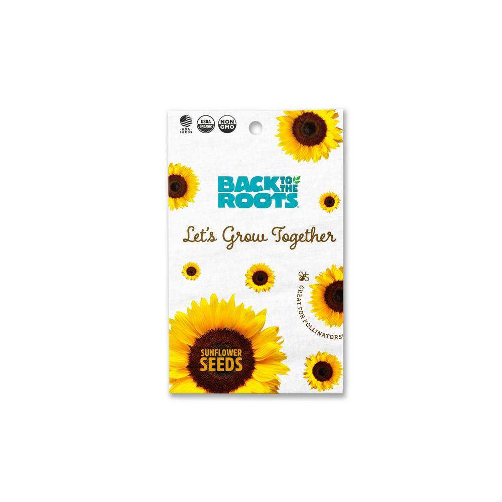 Download Back To The Roots Organic Sunflower Seeds 20 Pack Gifting Party Favor Thank You Baby Shower 50101 The Home Depot