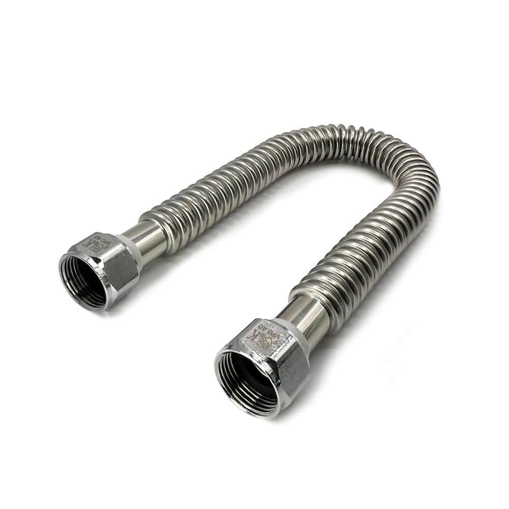 3/4 in. FIP x 3/4 in. FIP x 15 in. Stainless Steel Corrugated Water Connector price history on PriceWatchPro
