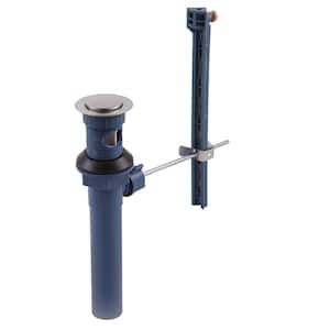 Foundations Series Pop-Up Drain Assembly in Brushed Nickel without Lift Rod