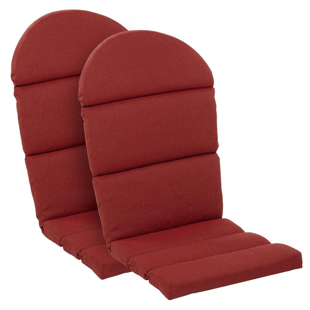 ARDEN Oceantex 21.5 in. x 50 in. Nautical Red Outdoor Adirondack