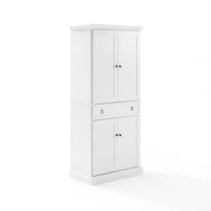 CROSLEY FURNITURE Cecily White Tall Storage Pantry KF33023-WH - The ...