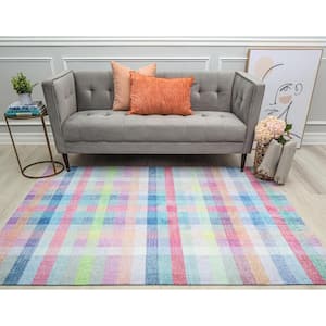 Eloise Sweet Talk 7'10"X10'0" Contemporary Pink Area Rug