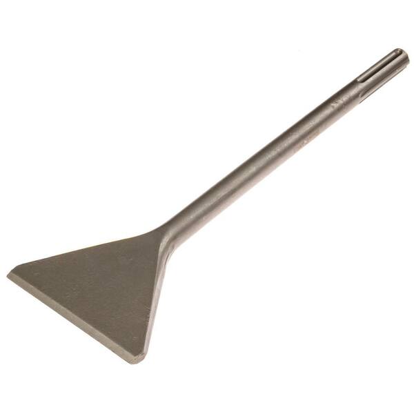 SDS Max Scaling Chisel Bit - 4.5" Wide, 14" Long, For Thinset & Tile Removal, Fits 3/4" SDS MAX Rotary Hammers