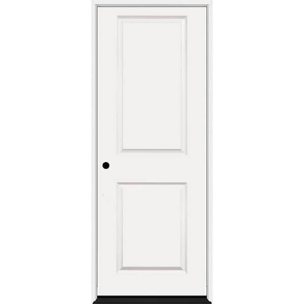 32 in. x 96 in. 2P Sqtp RHIS Primed Composite 20Min Fire-Rated House-to-Garage Single Prehung Interior Door w/Blk Hinge