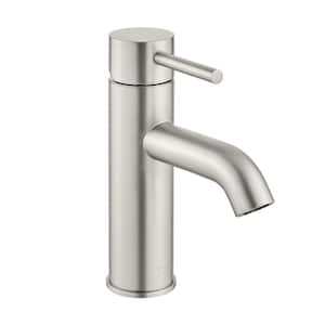 Ivy Single Handle Single-Hole Bathroom Faucet in Brushed Nickel
