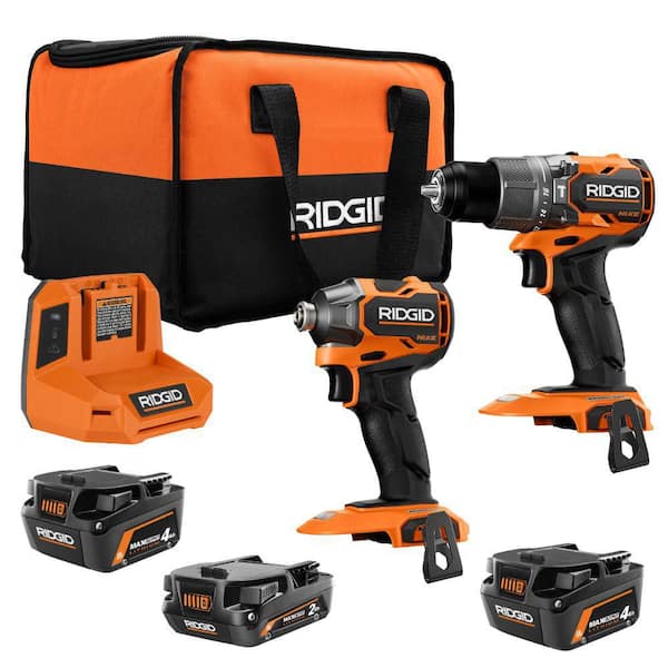 18V NUKE SubCompact Brushless 2-Tool Combo Kit w/ 4Ah MAX Battery. 2Ah MAX Battery & Charger w/ 18V 4Ah MAX Battery