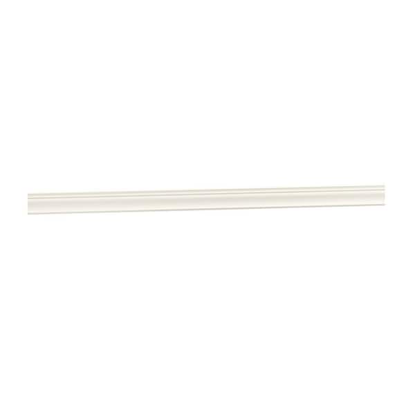 QuickShip 96 in. W x 3.53 in. H x 2.375 in. D Tall Crown Moulding in White