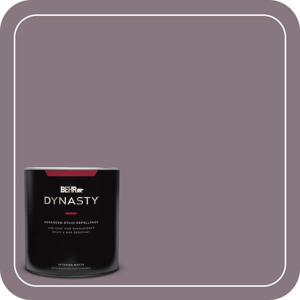 BEHR DYNASTY 1 qt. #ECC-18-3 Blooming Wisteria Matte Interior Stain-Blocking Paint and Primer