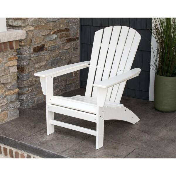 grant park traditional curveback black plastic outdoor patio adirondack chair