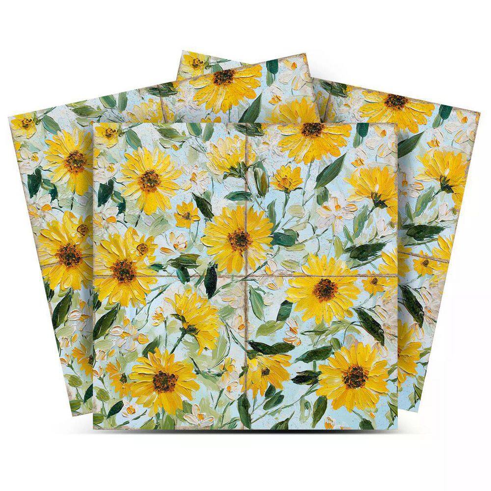 Yellow TS1 5 in. x 5 in. Vinyl Peel and Stick Tile (24 Tiles, 4.17 sq. ft. /Pack) price history on PriceWatchPro